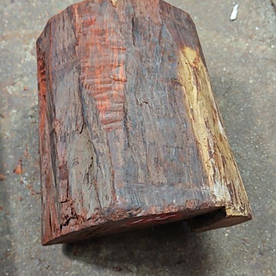 檀香紫檀（小叶紫檀）宇**星印度小叶紫檀钢印笔筒料