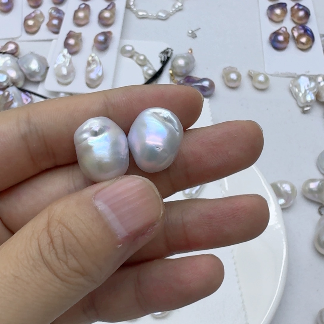 淡水珍珠银S925镶嵌颈饰认**活