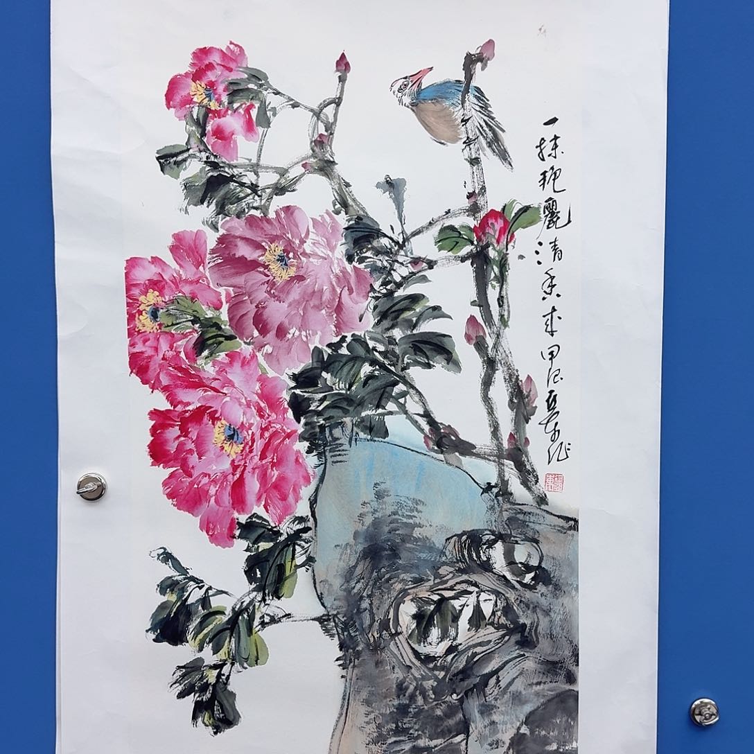 国画多次参加国内外大型