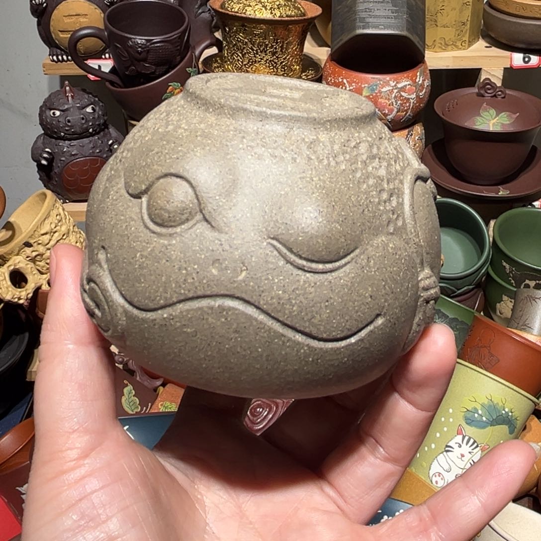 紫砂茶杯宜兴紫砂主人杯