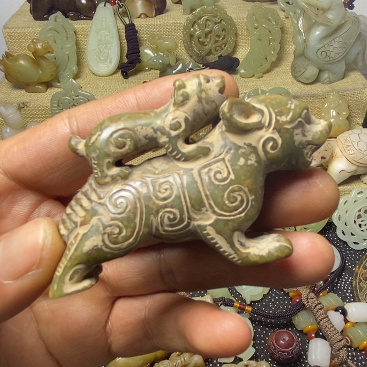 和田玉挂件未镶嵌