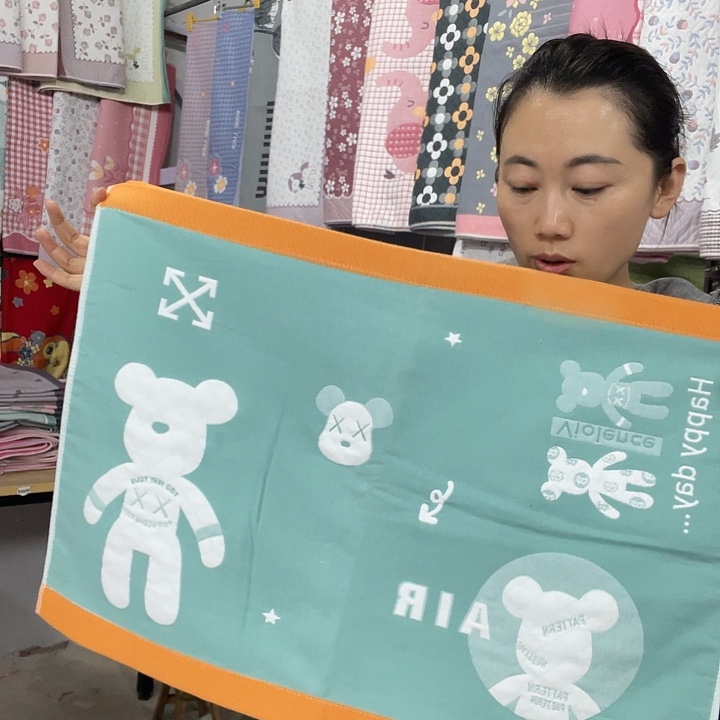 棉儿童特价绿色暴力熊