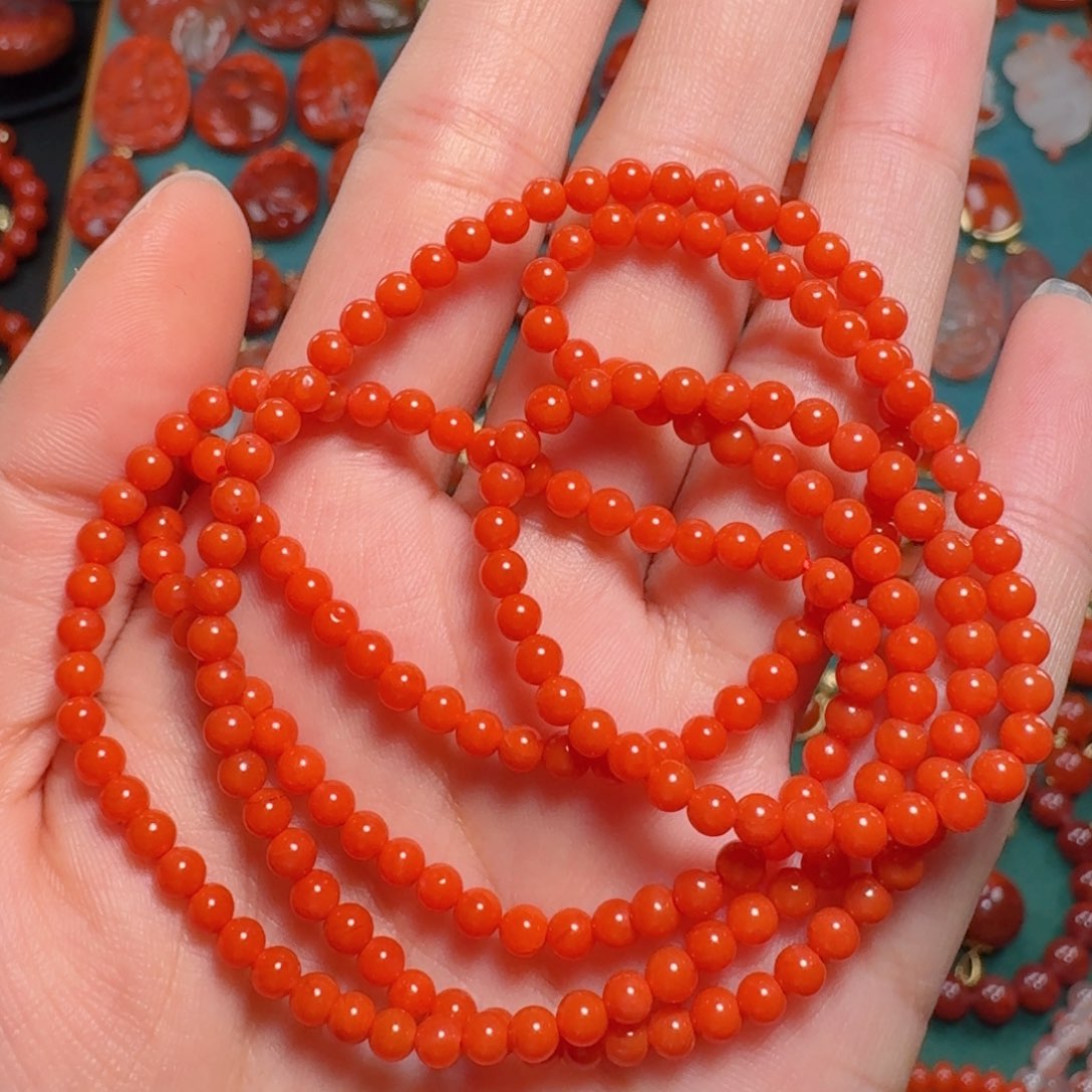 南红玛瑙南红3.5未镶嵌