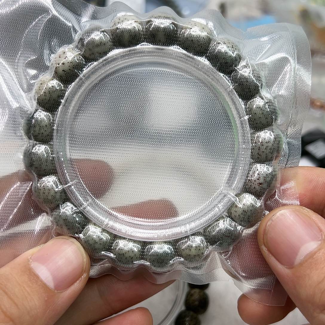 星月菩提手串53传说变态绿石玉星月菩提单圈11