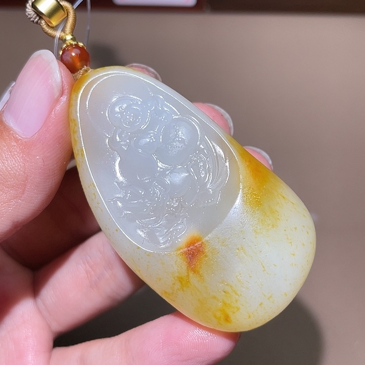 和田玉颈饰未镶嵌Y