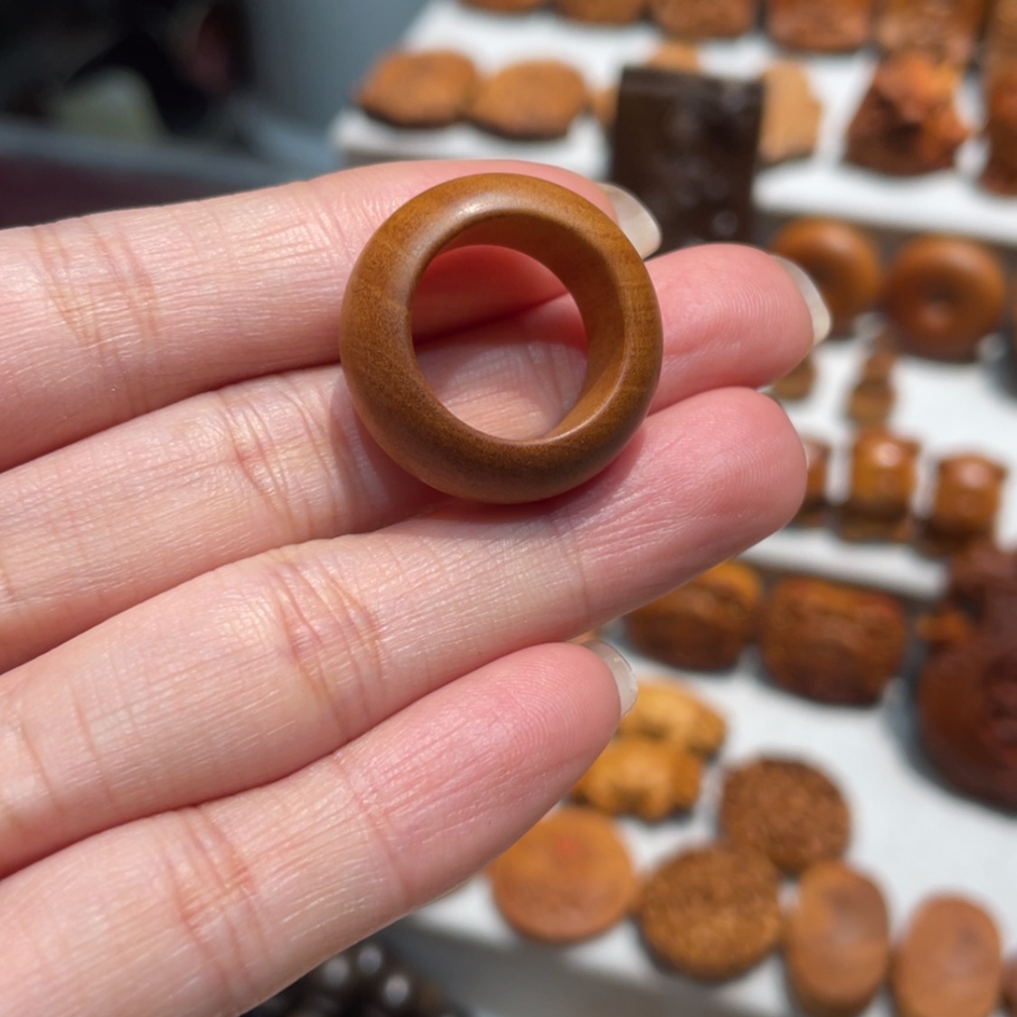 【闪购商品】檀香木吊坠不****头小吊坠奶香