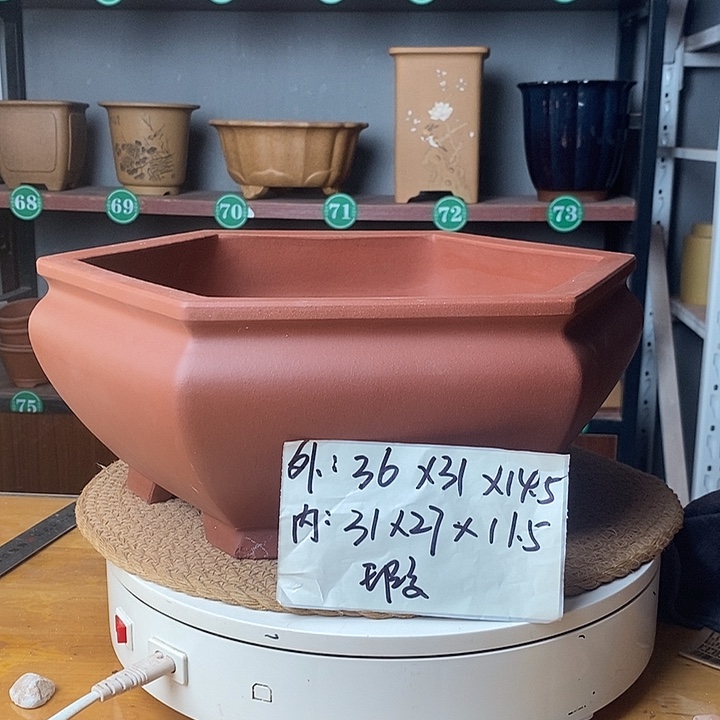 花盆紫砂瑕疵一物一拍