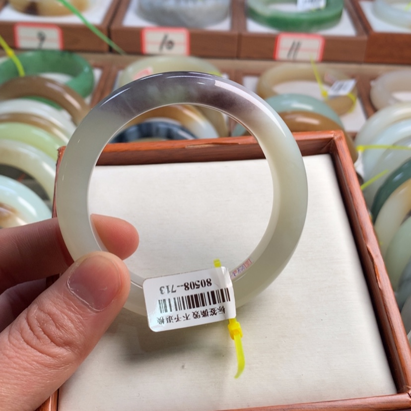 【闪购商品】和田玉手镯未镶嵌53.2