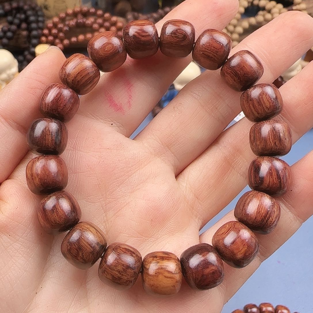 降真香手串/手链海南花梨公高油黑金10/11