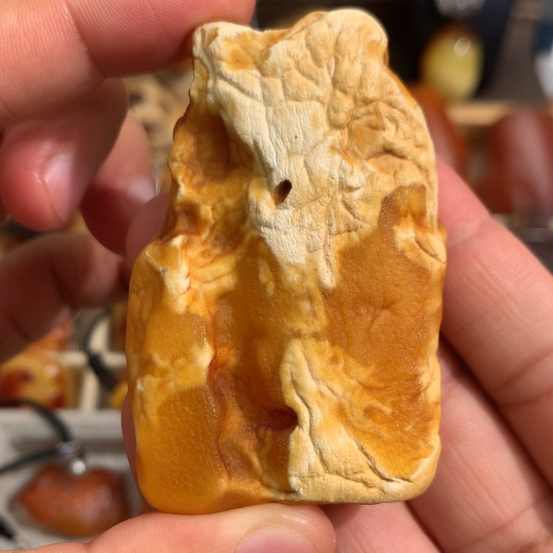 蜜蜡裸石未镶嵌你