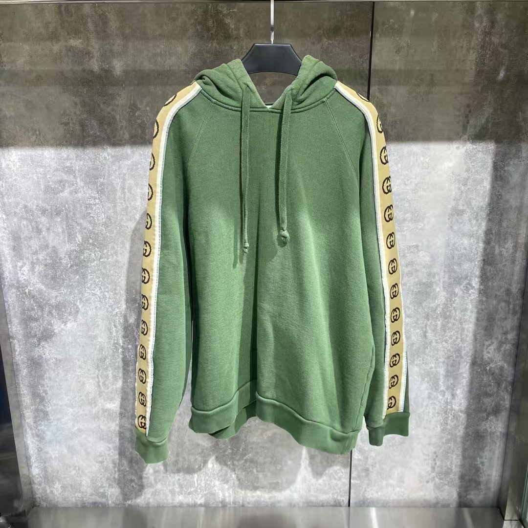 99新 GUCCI/古驰 gucci绿色3m串标卫衣/m码/99新