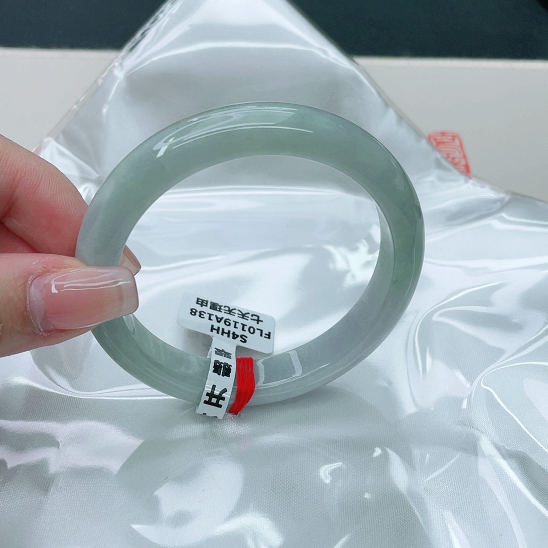 翡翠手镯未镶嵌正57.7
