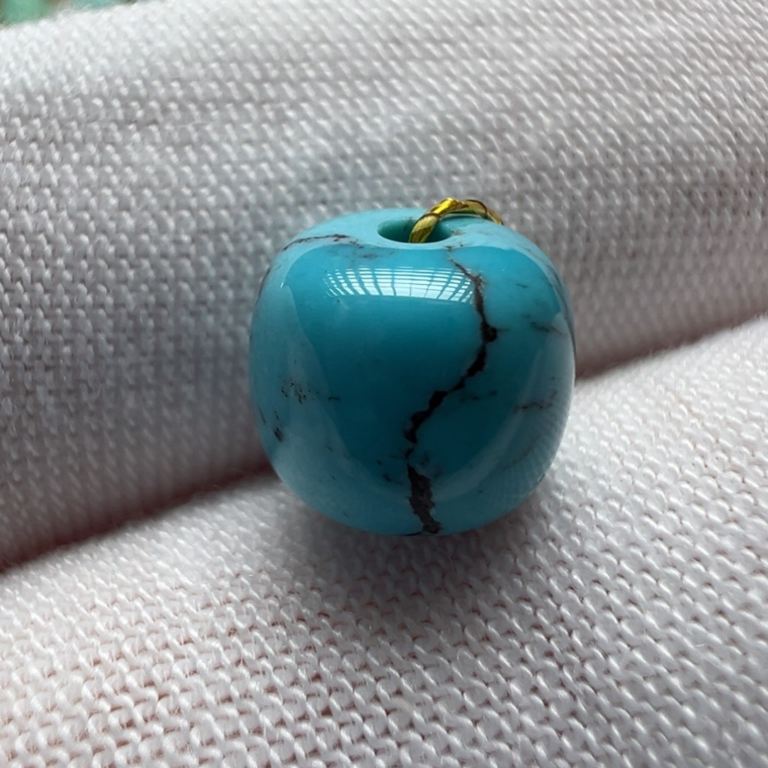 绿松石未镶嵌配饰8.3*7.3