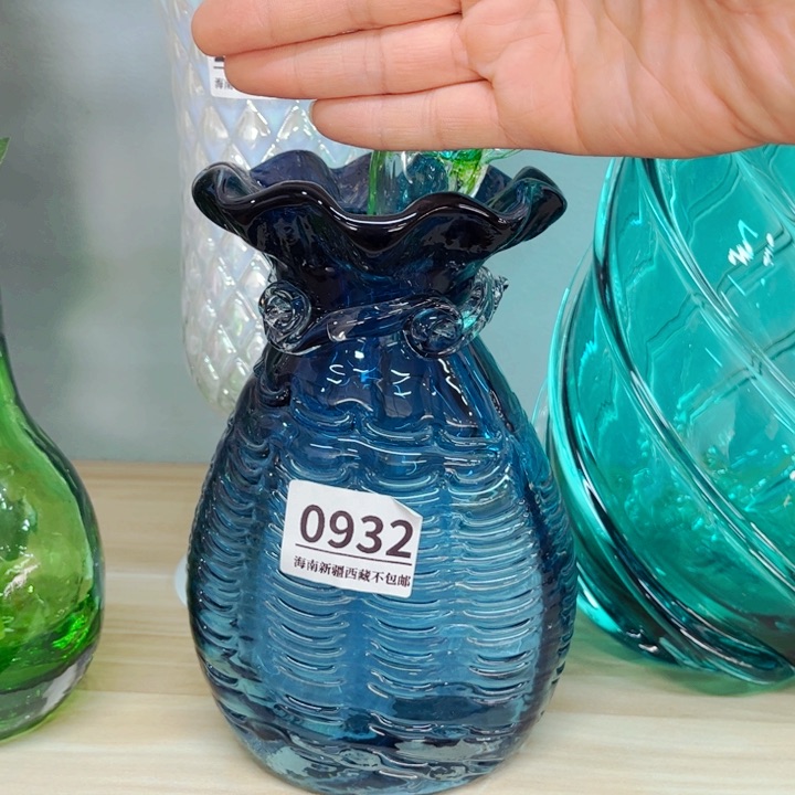 琉璃0932高19左右 花瓶摆件