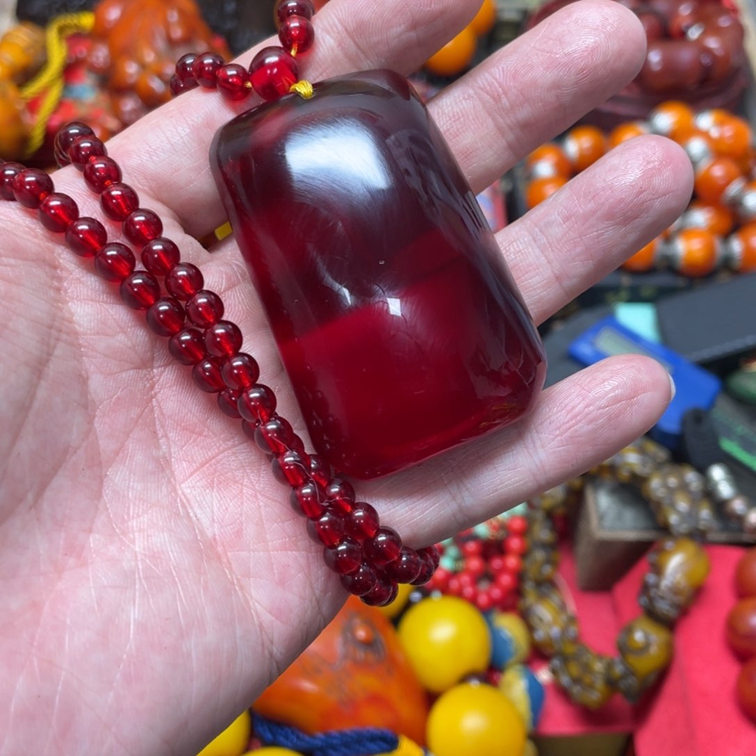 滴血莲花菩提吊坠