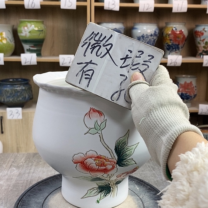 缸13xc景德镇陶瓷花盆