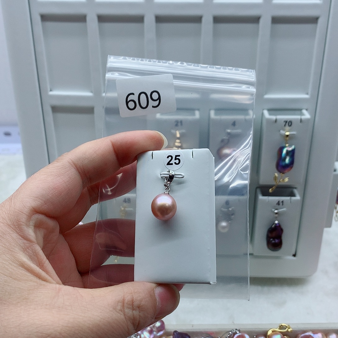 合金吊坠(不含链)淡水珍珠