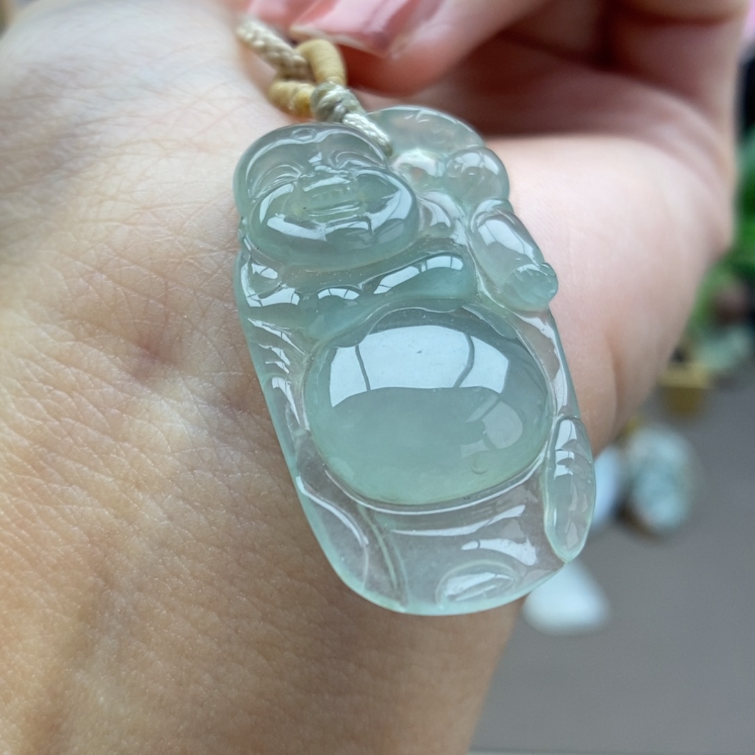 翡翠未镶嵌颈饰吊坠72