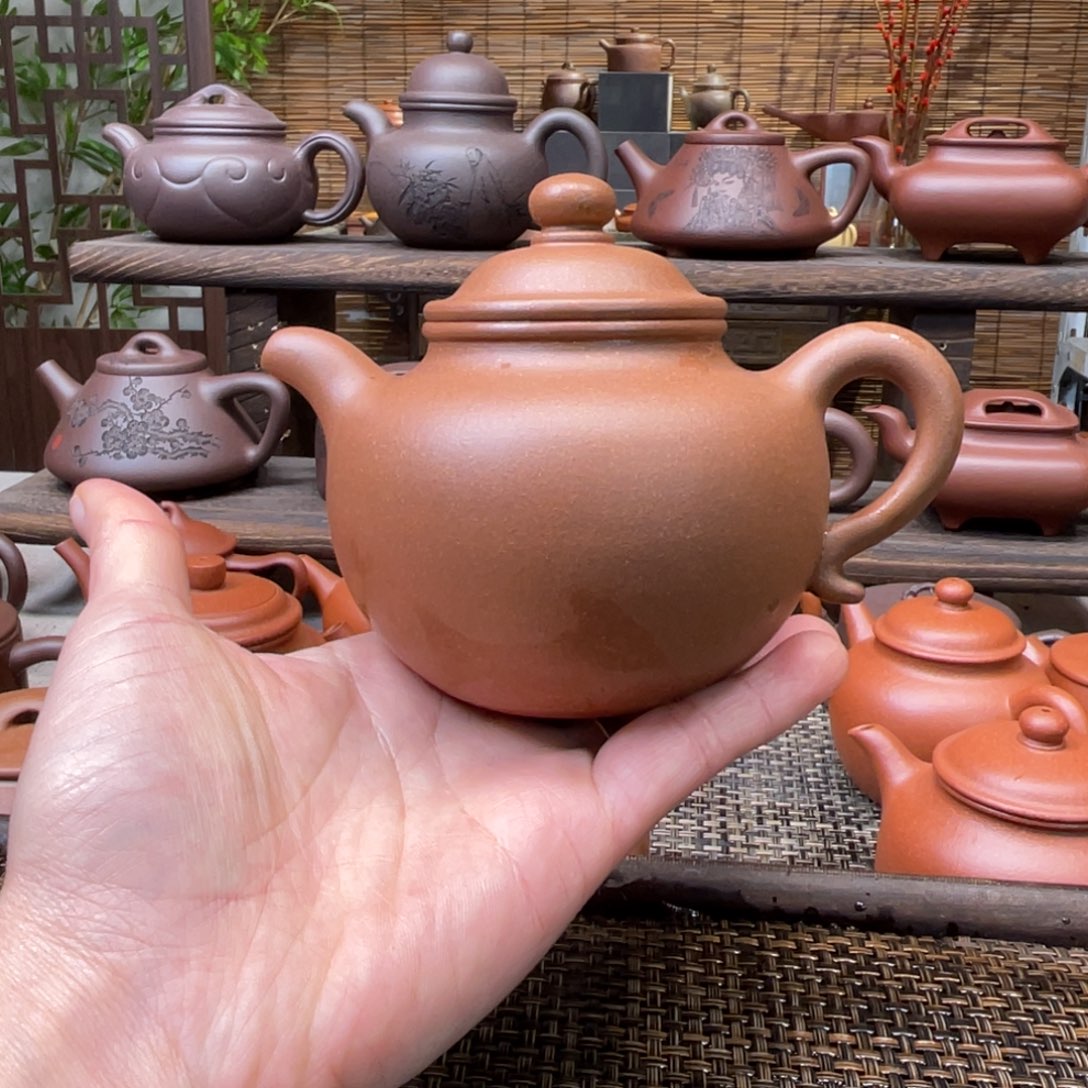 紫砂茶壶宜兴原矿紫砂手工制280全