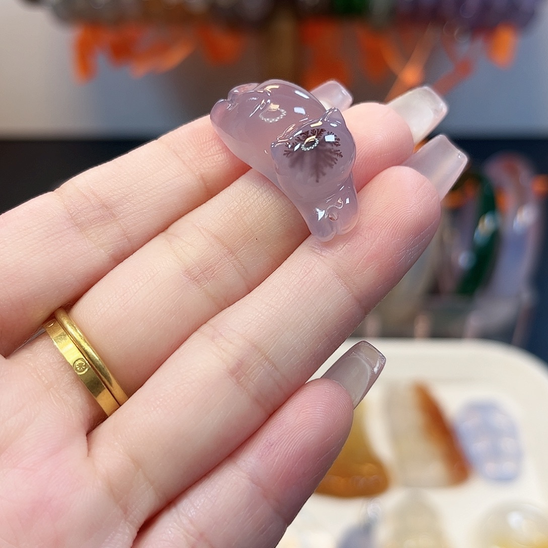 玛瑙/玉髓未镶嵌颈饰