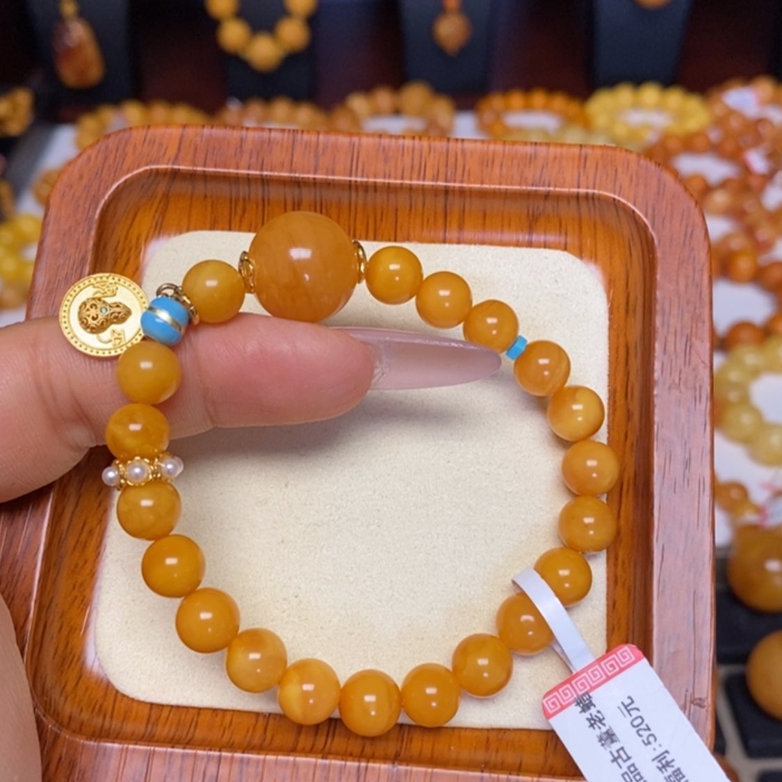 【闪购商品】蜜蜡手链未镶嵌手串