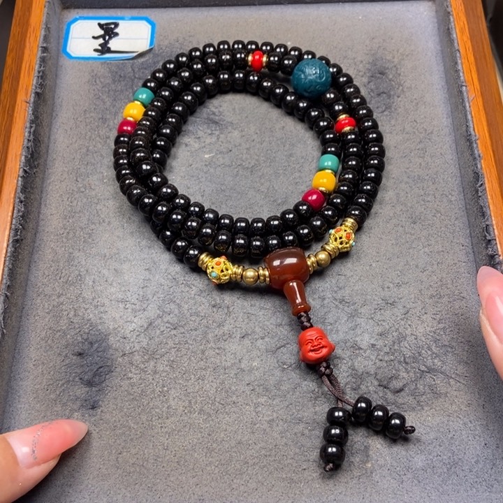 椰蒂吊坠菩提项链