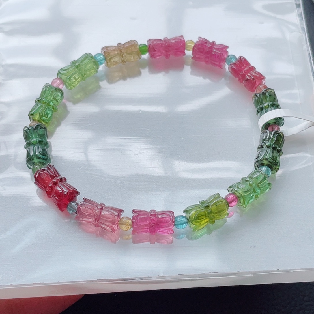 未镶嵌手链碧玺碧玺手链