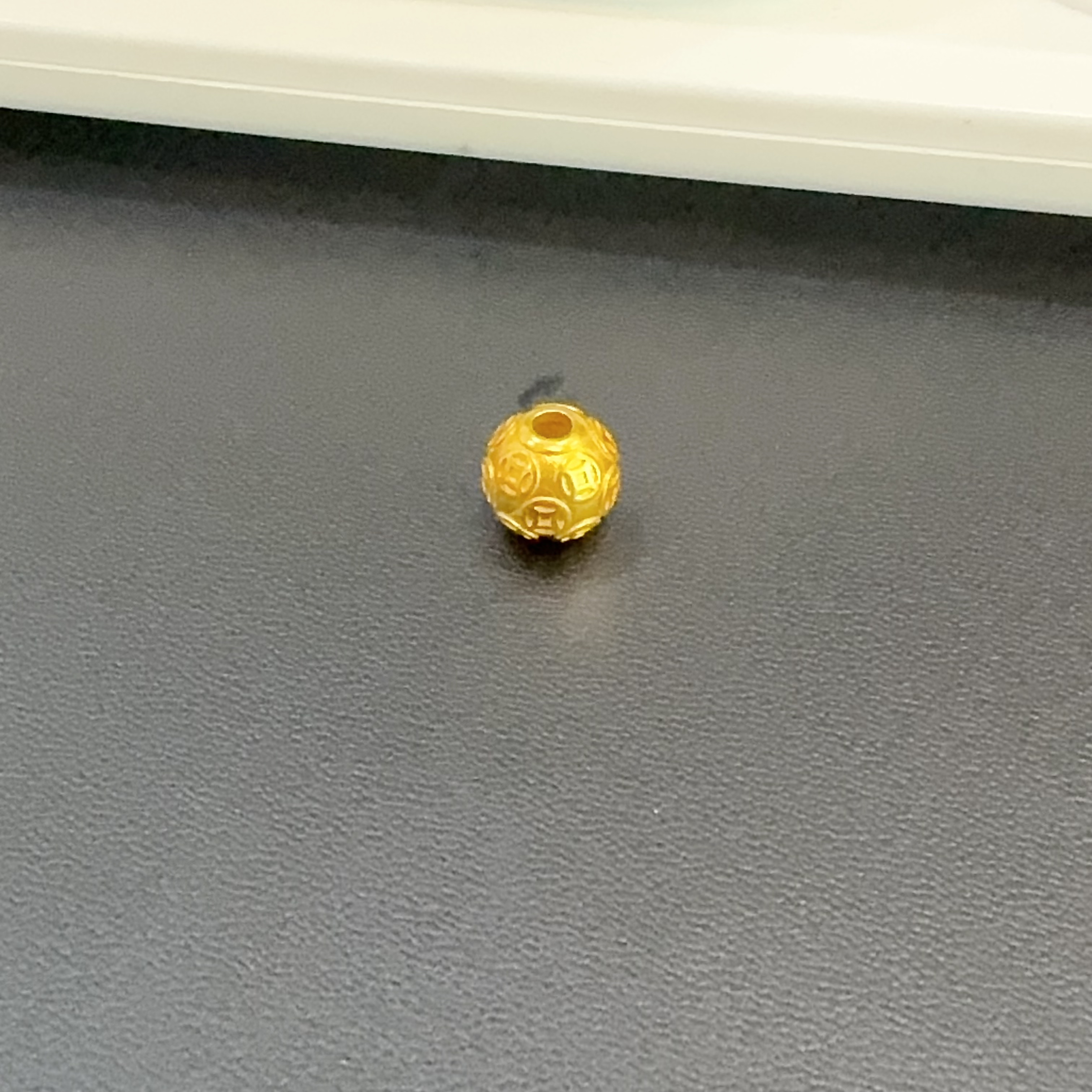 合金手链 独家款 火烧材质钱币手链配珠10尺寸重1.8克（拍下单颗）