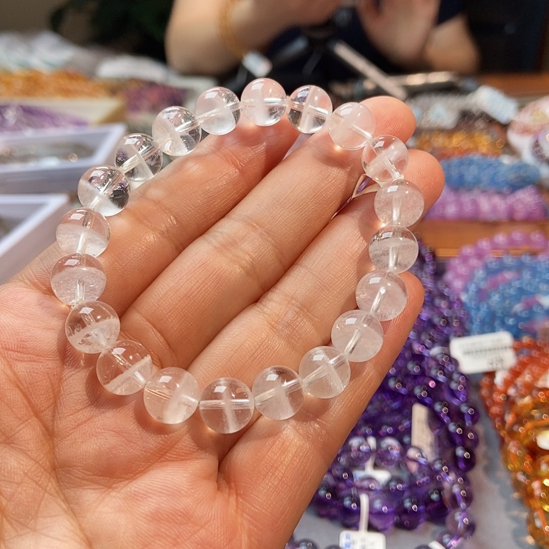 妮***妮水晶手链未镶嵌水晶手串9.5毫米