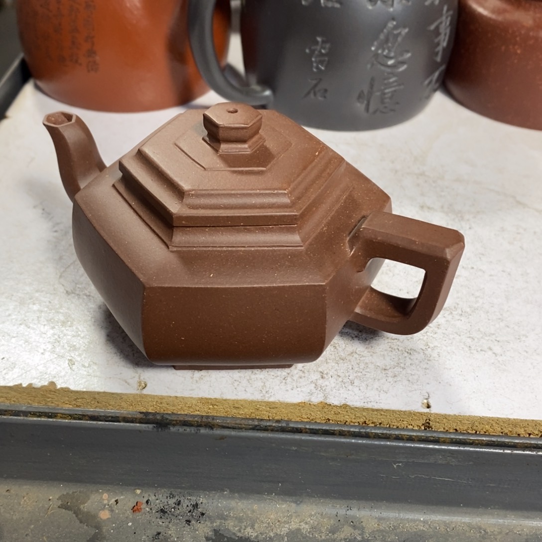 紫砂茶壶原矿手工110