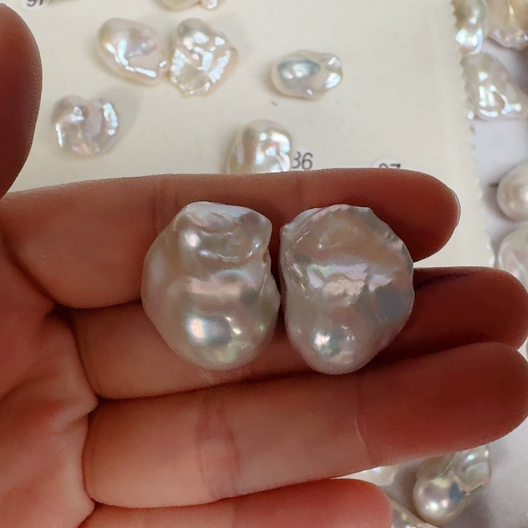 淡水珍珠银S925镶嵌颈饰萱*