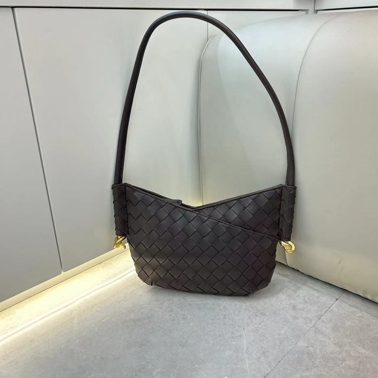 佑一【RAIN.CUN】SLBL-9880-咖啡轻奢时尚百搭气质女包