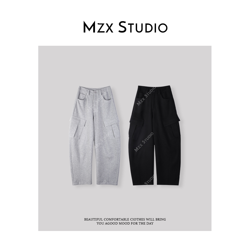 MZX 春季结构廓形弯刀工装裤KZ7538-X