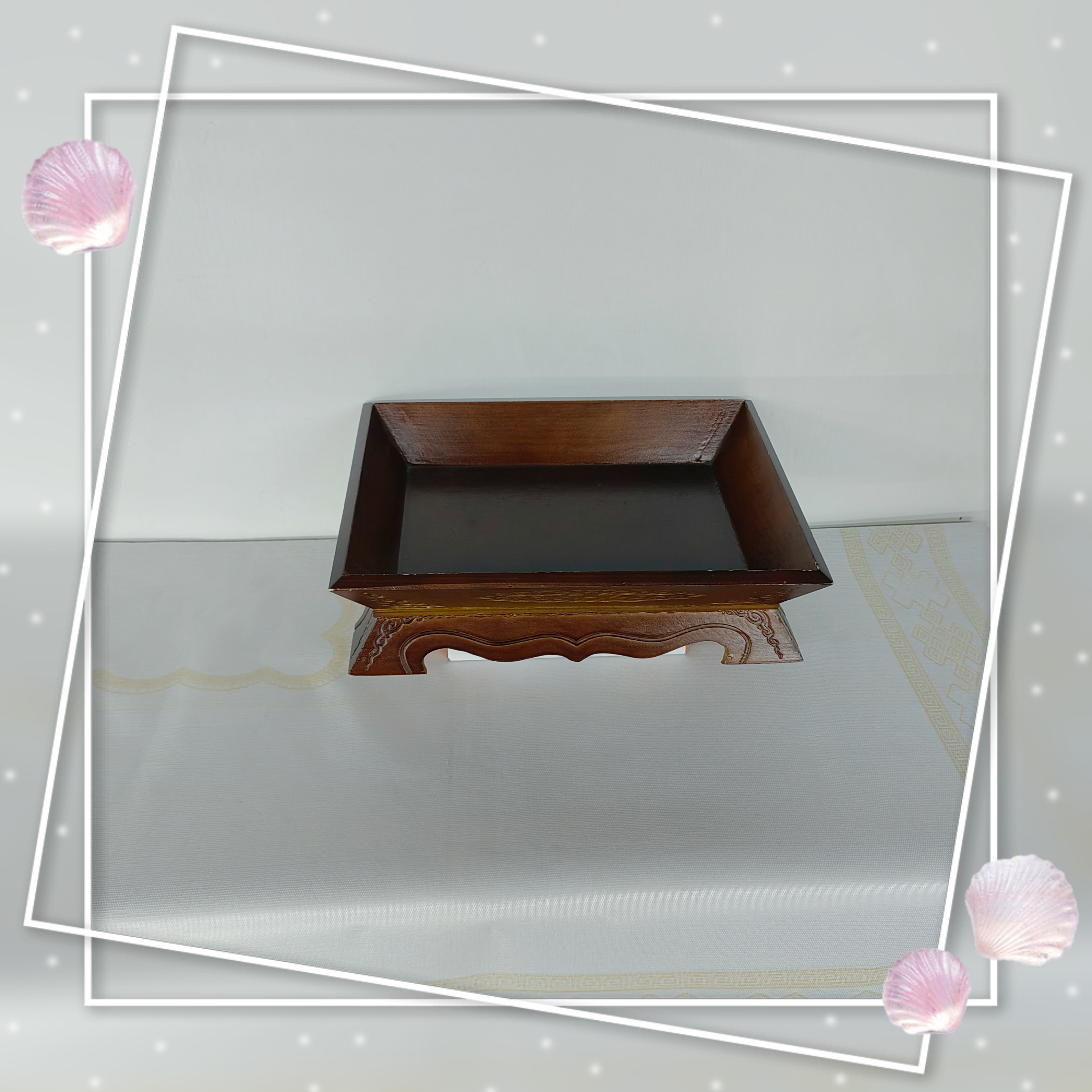 实木27*20高座把肉盘