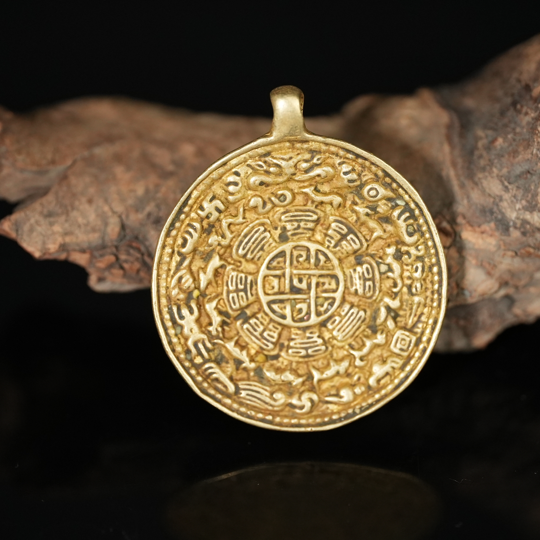 清代九宫八卦牌【古珠精选】AABS2506181003