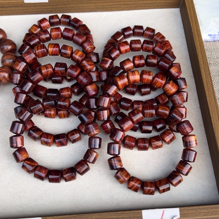 黄花梨/降香黄檀手串/手链12@12老型，紫油梨