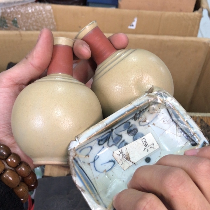 陶瓷孤品单件车里拍