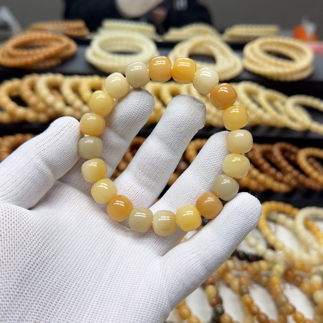 菩提根/象牙果手串11×12 5年 鬼工