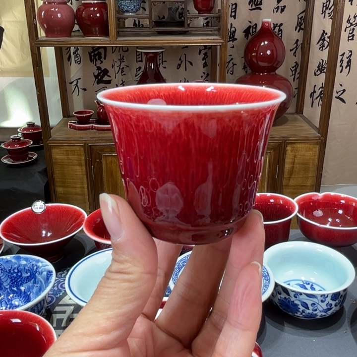 景德镇浅行窑马蹄杯