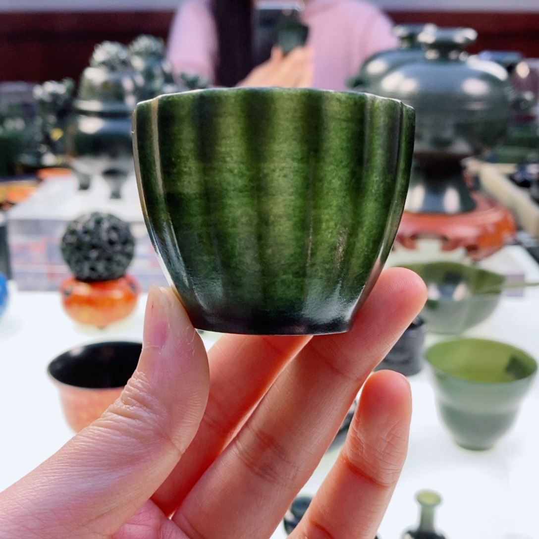 和田玉（青玉）挂件未镶嵌