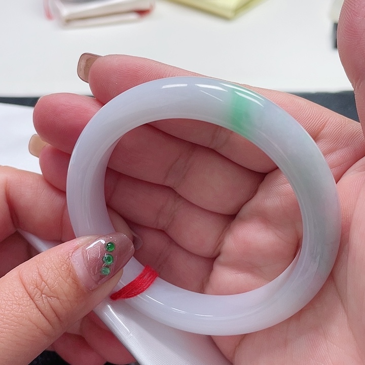 翡翠手镯未镶嵌缅甸翡翠手镯57圈