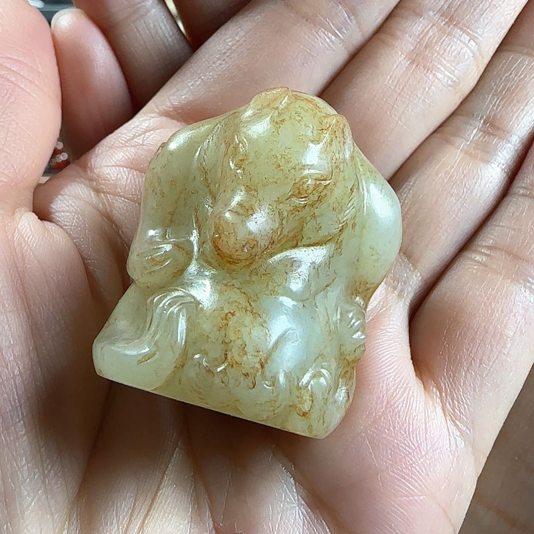 和田玉（糖玉）挂件未镶嵌