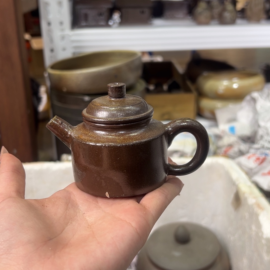 贵台龙窑柴烧茶壶152