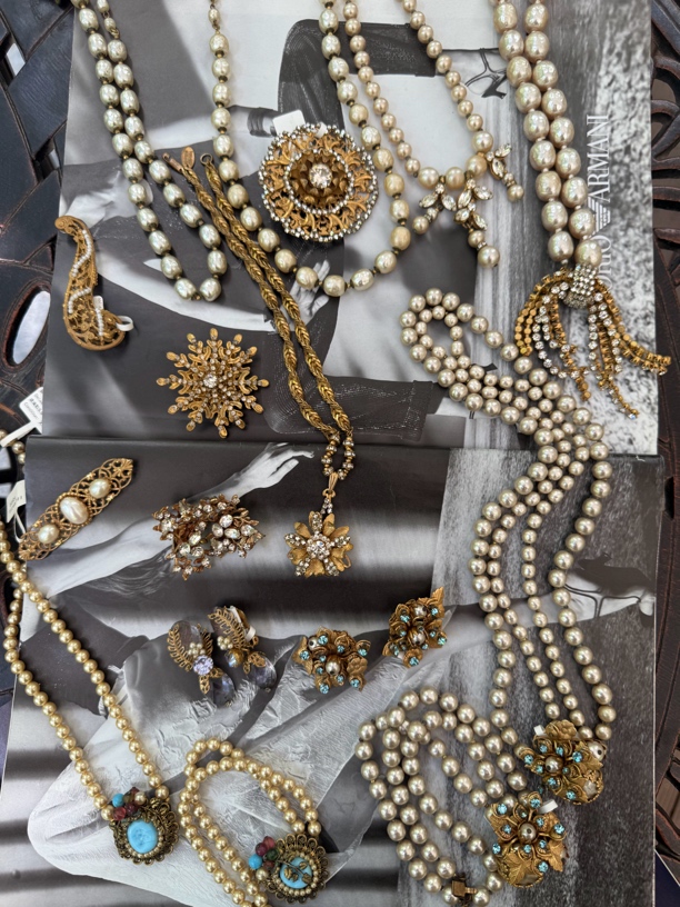 铜合金项链 Miriam Haskell项链集合时尚【正品中古】