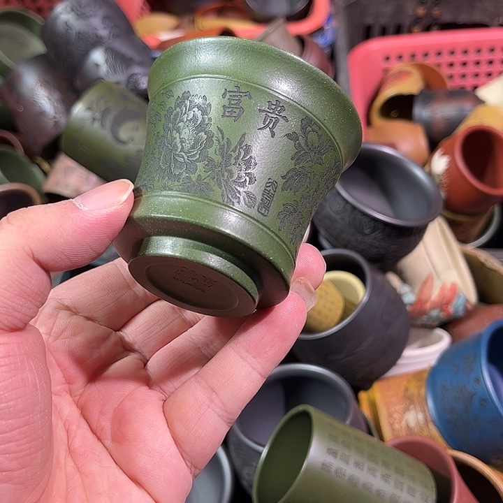 茶杯紫砂全手工紫砂主人杯