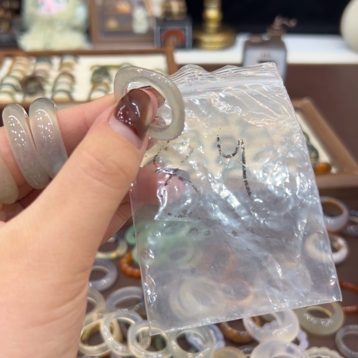 玛瑙/玉髓合金戒指89港18