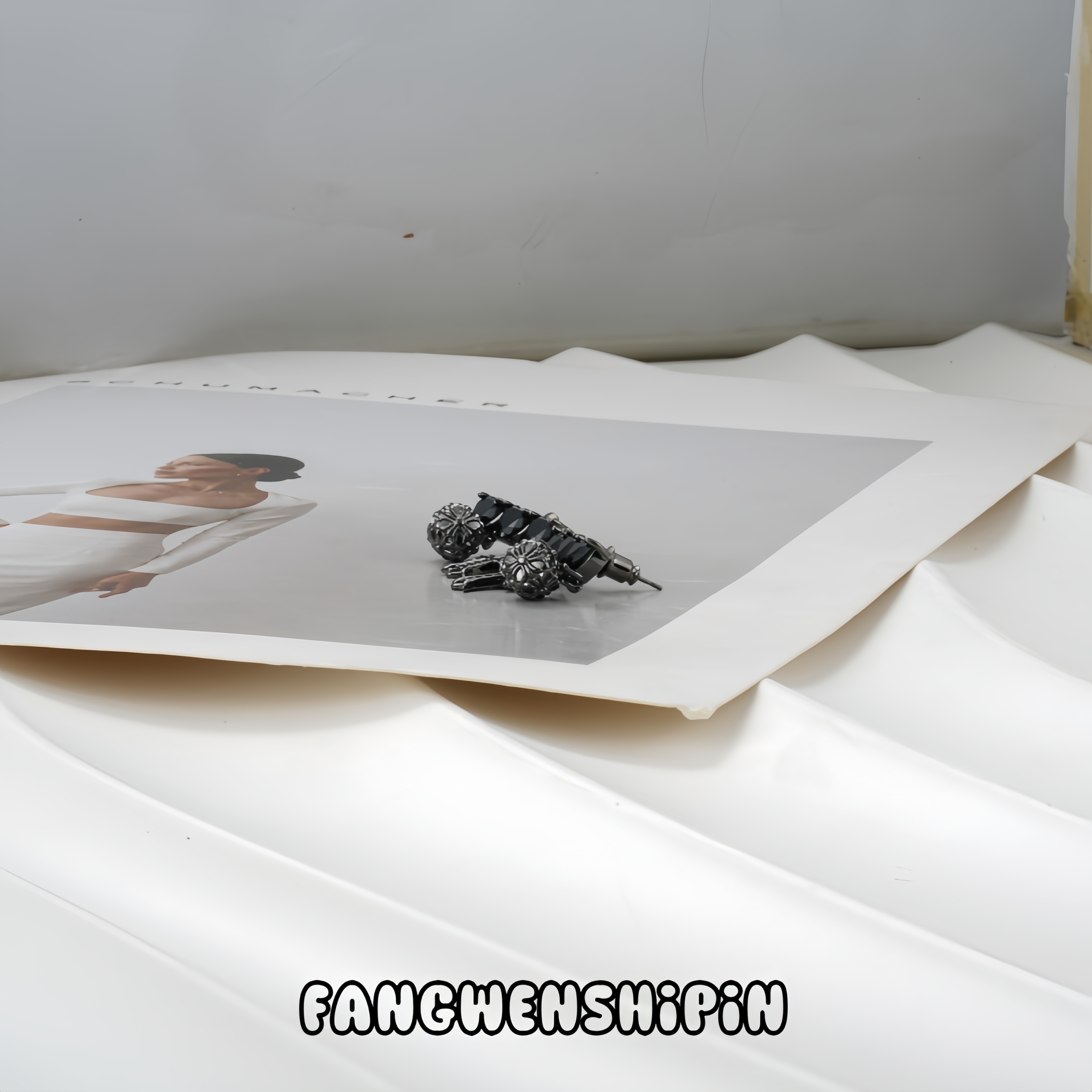 铜合金锆石耳饰 耳环1094