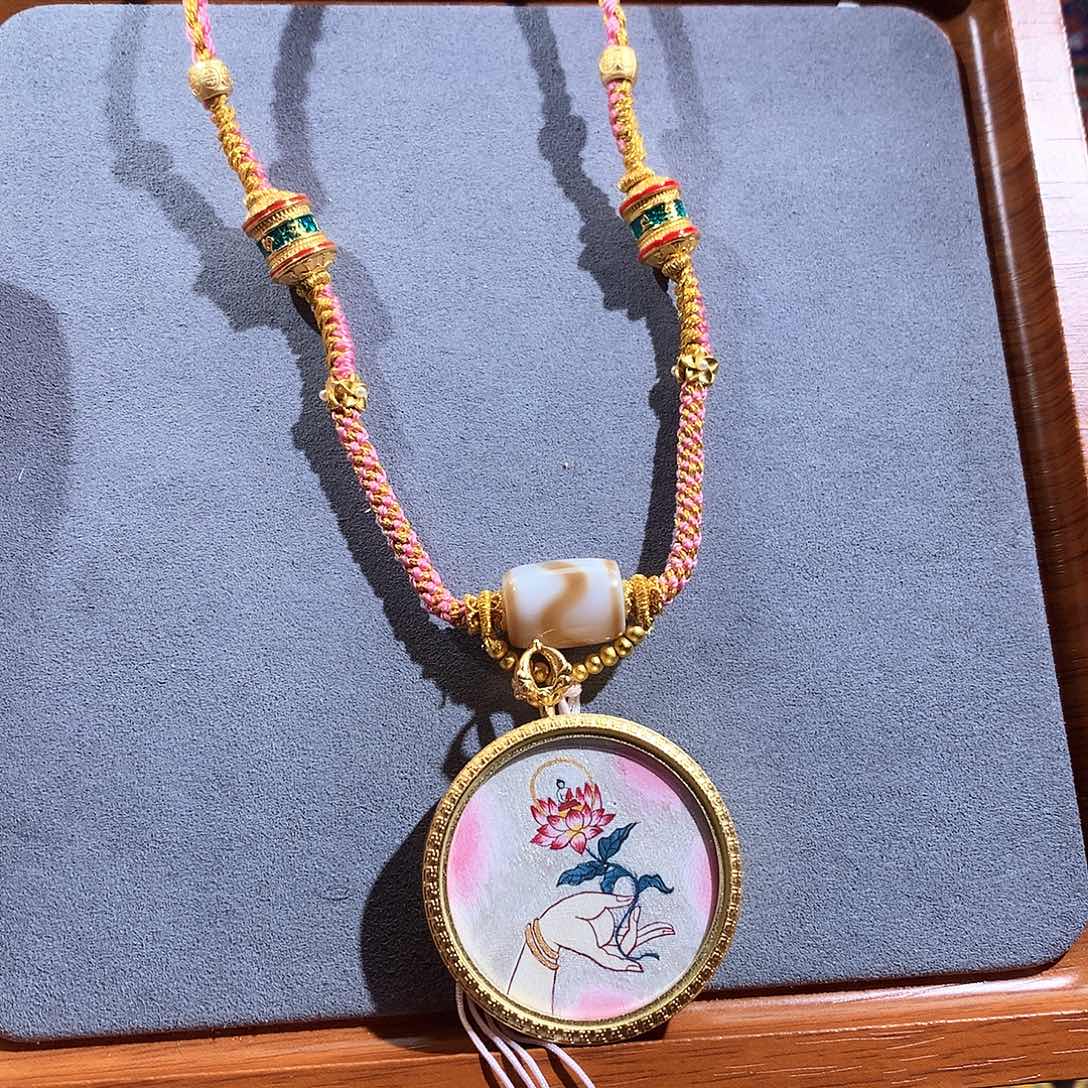 吊坠晓*般若唐卡非遗传承