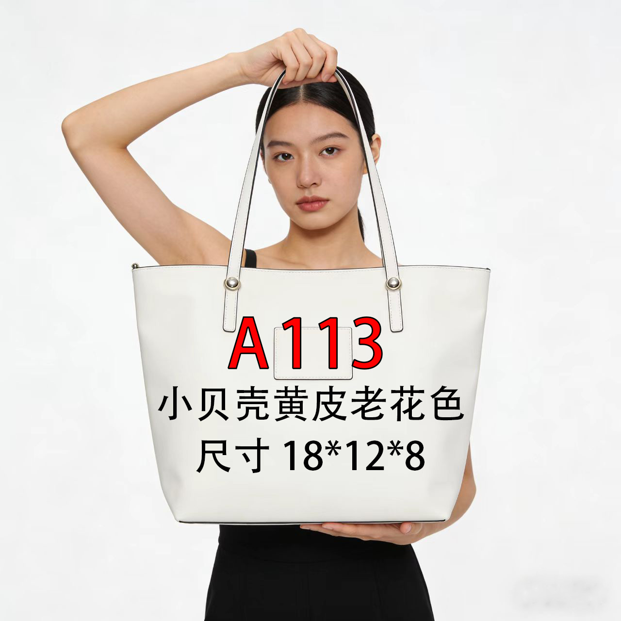 A113适用于小贝壳老花款18cm的内胆单肩包