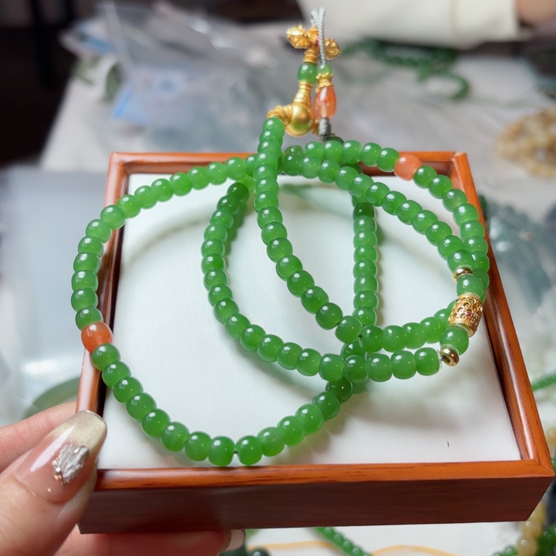 和田玉手链未镶嵌